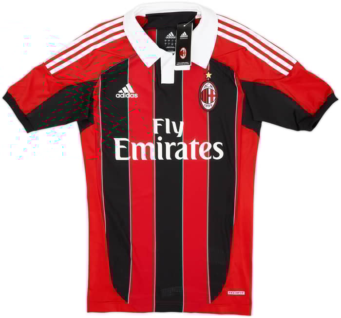 2012-13 AC Milan TechFit Player Issue Home Shirt Prince #10 (L)
