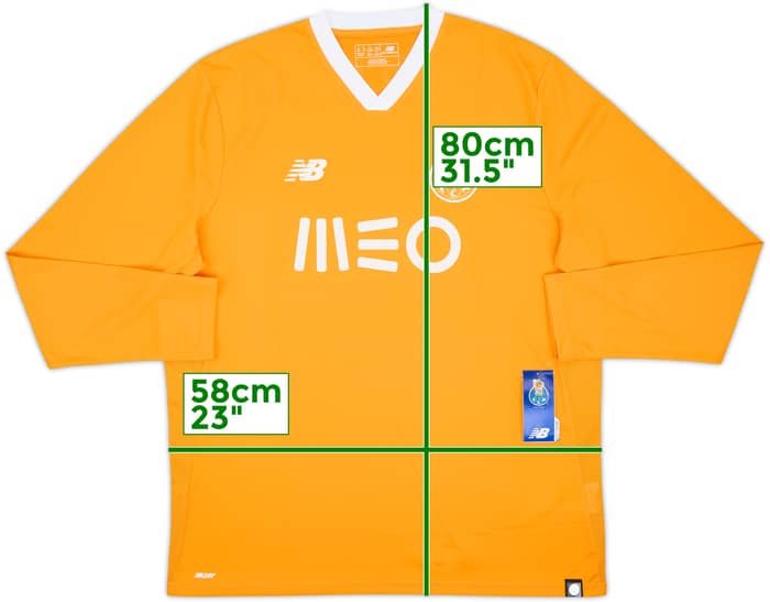 2017-18 Porto Away L/S Shirt (XL)