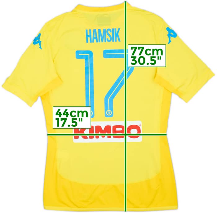 2017-18 Napoli Authentic Away Shirt Hamsik #17 (XL)
