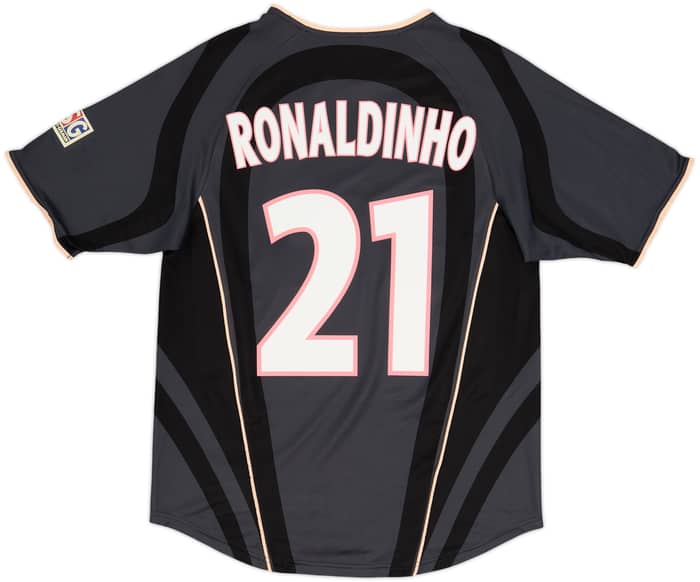 2001-02 Paris Saint-Germain Third Shirt Ronaldinho #21 - 8/10 - (S)