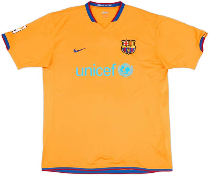 2006-08 Barcelona Away Shirt Ronaldinho #10 - 8/10 - (XL)
