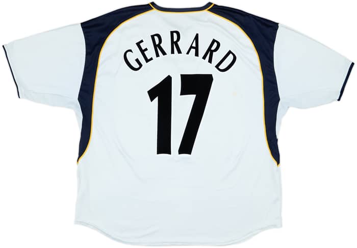 2001-03 Liverpool Away Shirt Gerrard #17 - 6/10 - (XXL)
