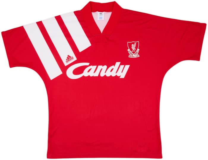 1991-92 Liverpool Home Shirt - 8/10 - (L)