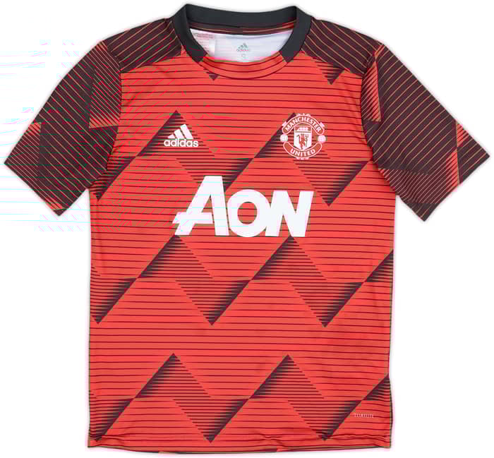 2019-20 Manchester United adidas Training Shirt - 9/10 - (S.Boys)