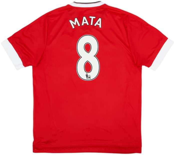 2015-16 Manchester United Home Shirt Mata #8 - 6/10 - (L)