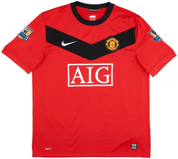 Camiseta de local del Manchester United 2009-10 Carrick #16 - 6/10 - (L)