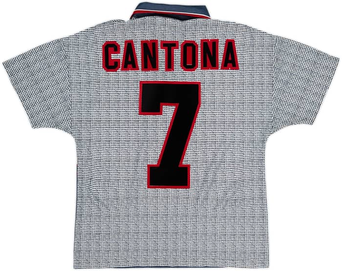 1995-96 Manchester United Away Shirt Cantona #7 - 8/10 - (Y)