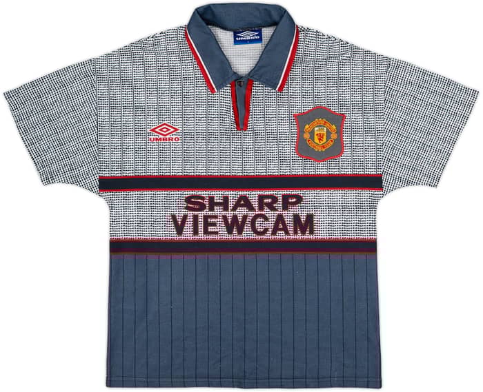 1995-96 Manchester United Away Shirt Cantona #7 - 8/10 - (Y)