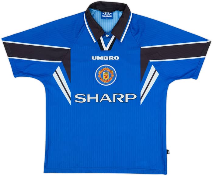 1996-98 Manchester United Third Shirt Scholes #18 - 7/10 - (M)