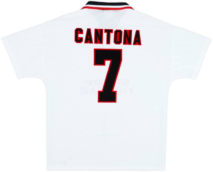 1996-97 Manchester United Away Shirt Cantona #7 - 8/10 - (L)