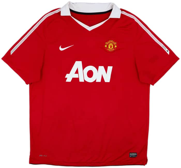 2010-11 Manchester United Home Shirt Rooney #10 - 6/10 - (XL)