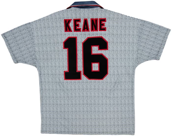 1995-96 Manchester United Away Shirt Keane #16 - 8/10 - (XL)