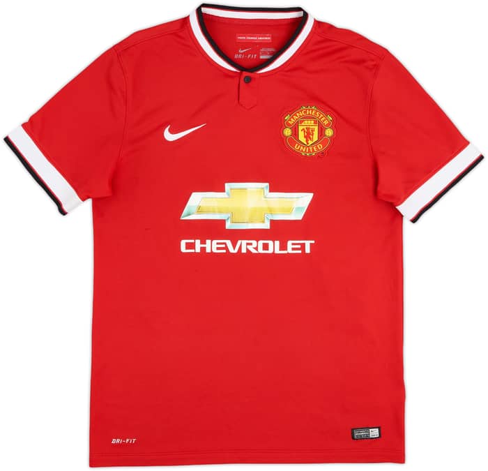 2014-15 Manchester United Home Shirt Carrick #16 - 6/10 - (M)