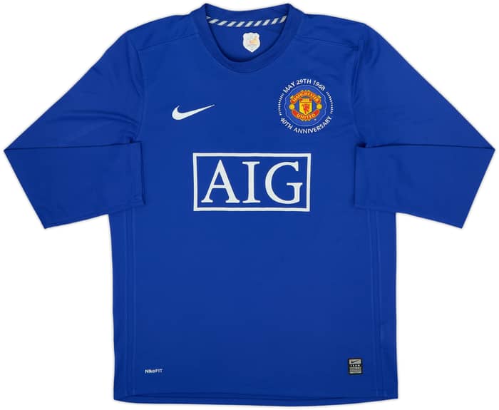 2008-09 Manchester United Third L/S Shirt Scholes #18 - 7/10 - (M)