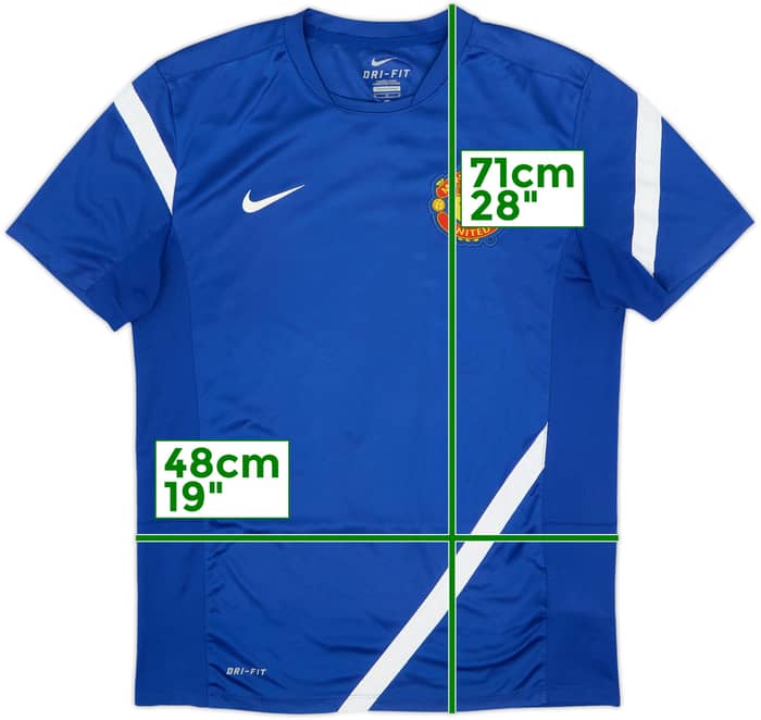 2011-12 Manchester United Nike Training Shirt - 6/10 - (M)