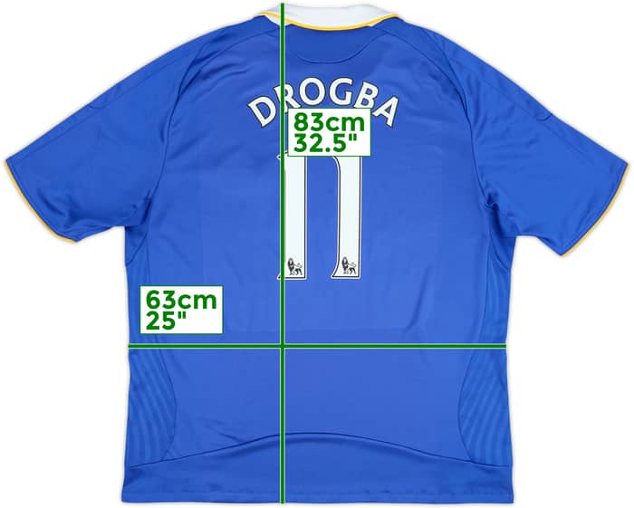 2008-09 Chelsea Home Shirt Drogba #11 - 8/10 - (XXL)