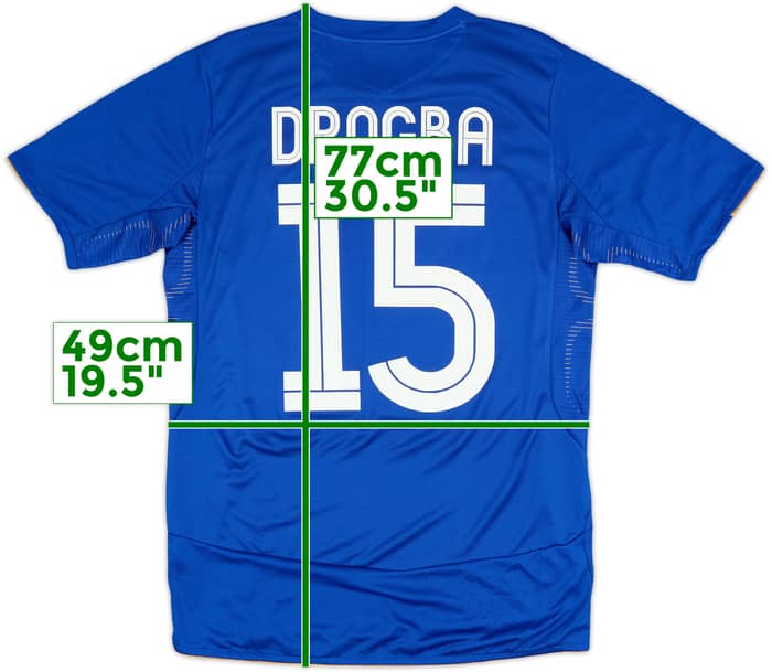 2005-06 Chelsea Centenary Home Shirt Drogba #15 - 7/10 - (S)