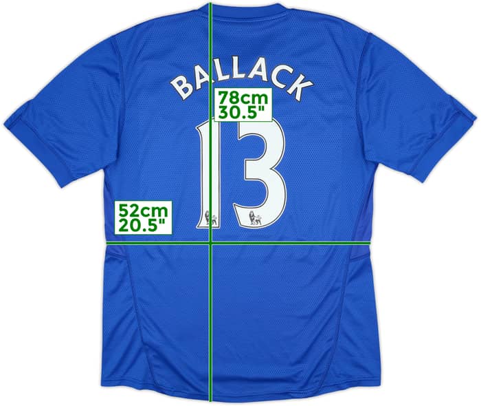 2009-10 Chelsea Home Shirt Ballack #13 - 8/10 - (L)