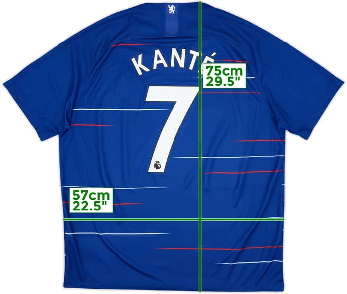 2018-19 Chelsea Home Shirt Kante #7 - 10/10 - (XL)