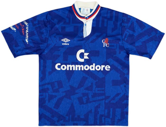 1991-93 Chelsea Home Shirt - 7/10 - (L)