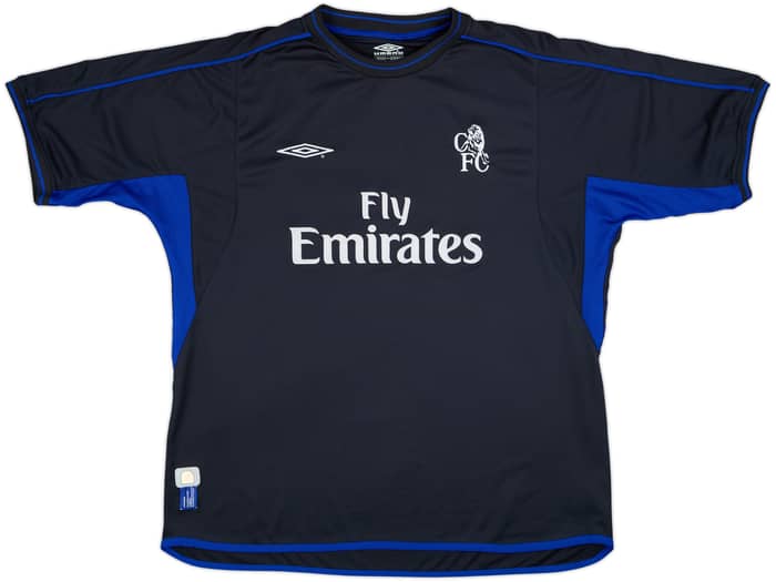 2002-04 Chelsea Away Shirt Zola #25 - 8/10 - (XXL)