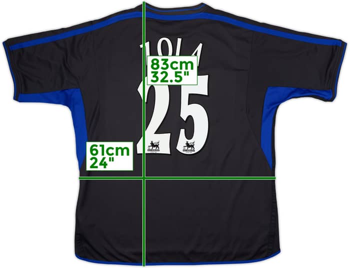 2002-04 Chelsea Away Shirt Zola #25 - 8/10 - (XXL)