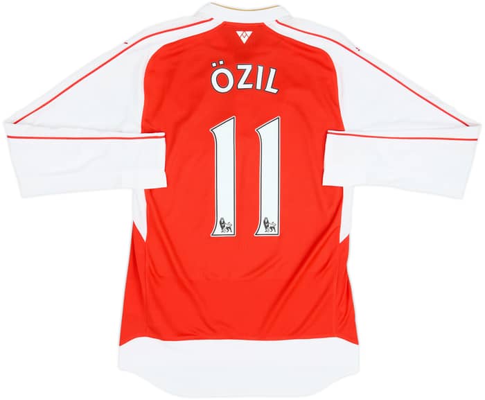 2015-16 Arsenal Home L/S Shirt Ozil #11 - 8/10 - (S)
