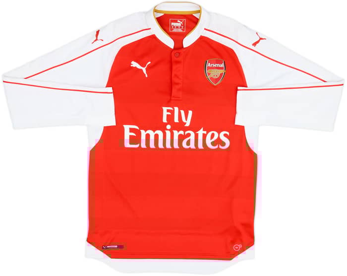 2015-16 Arsenal Home L/S Shirt Ozil #11 - 8/10 - (S)
