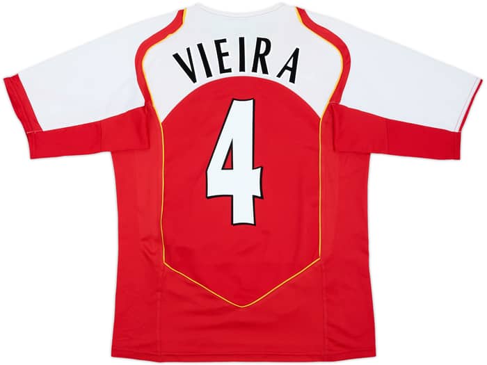 2004-05 Arsenal Home Shirt Vieira #4 - 9/10 - (M)