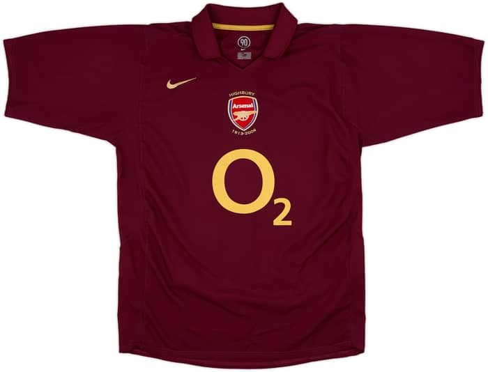 2005-06 Arsenal Home Shirt Henry #14 - 6/10 - (L)