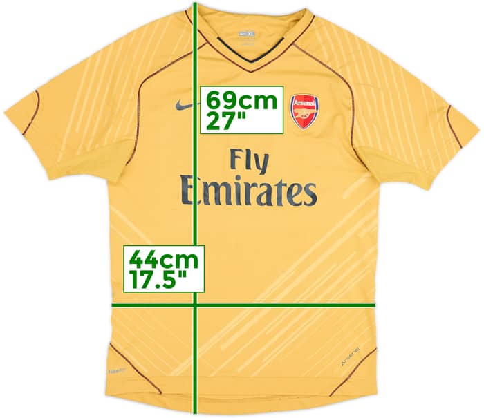 2007-08 Arsenal Nike Training Shirt - 8/10 - (XL.Boys)