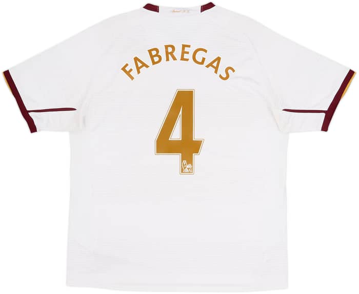 2007-08 Arsenal Away Shirt Fabregas #4 - 6/10 - (L)