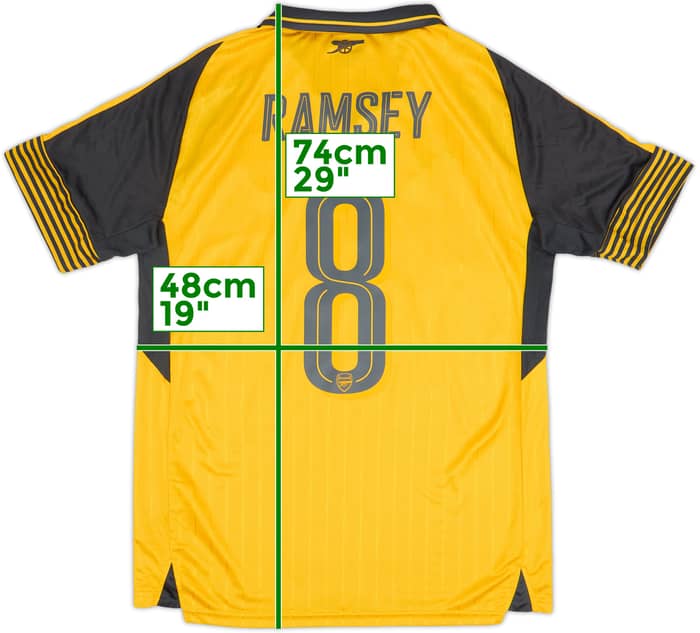 2016-17 Arsenal Away Shirt Ramsey #8 - 6/10 - (M)