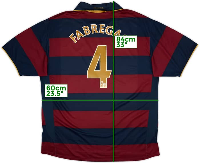 2007-08 Arsenal Third Shirt Fabregas #4 - 7/10 - (XXL)