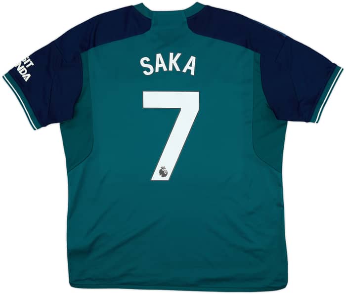 2023-24 Arsenal Third Shirt Saka #7 - 9/10 - (XL)