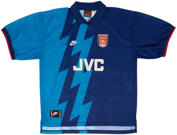 1995-96 Arsenal Away Shirt Bergkamp #10 - 8/10 - (XXL)