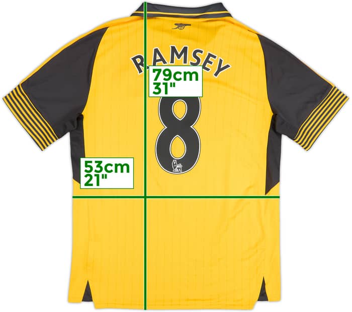 2016-17 Arsenal Away Shirt Ramsey #8 - 6/10 - (L)