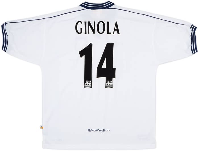 1997-99 Tottenham Home Shirt Ginola #14 - 8/10 - (XL)
