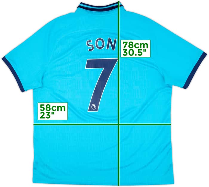 2019-20 Tottenham Third Shirt Son #7 - 8/10 - (XL)