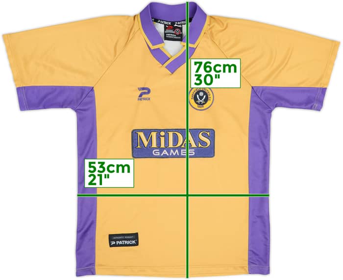 Camiseta de visitante del Sheffield United 2000-01 - 6/10 - (M)