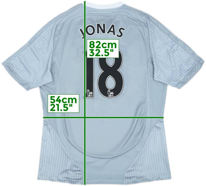 2008-09 Newcastle Third Shirt Jonas #18 - 9/10 - (L)