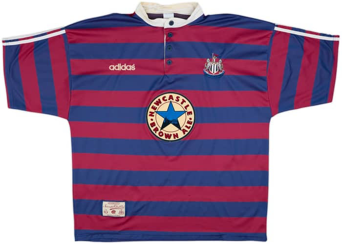 1995-96 Newcastle Away Shirt Ginola #14 - 8/10 - (XXL)