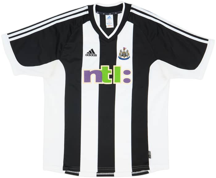 2001-03 Newcastle Home Shirt Shearer #9 - 8/10 - (L)