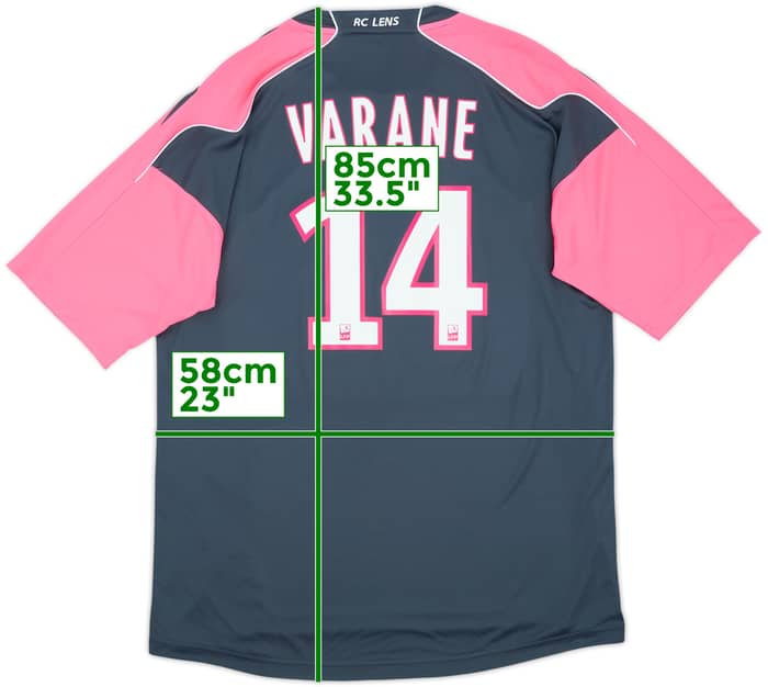 2010-11 Lens Away Shirt Varane #14 - 9/10 - (XL)