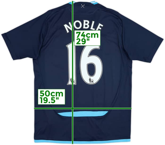 2009-10 West Ham Away Shirt Noble #16 - 7/10 - (M)