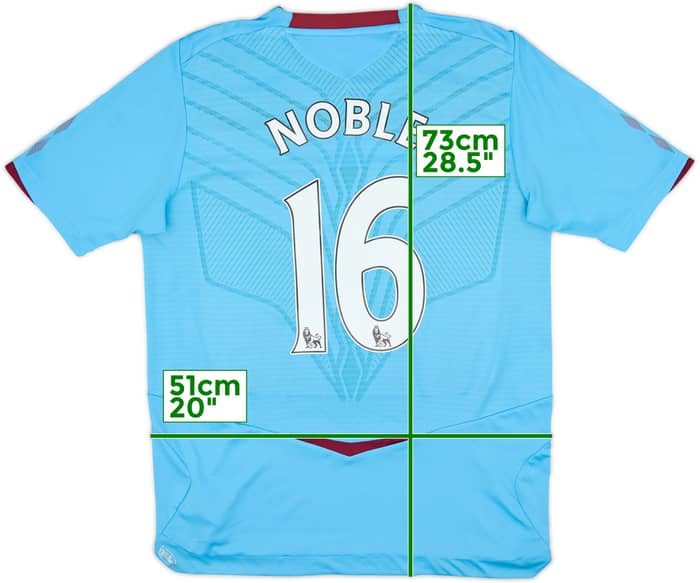 2008-09 West Ham Away Shirt Noble #16 - 8/10 - (M)