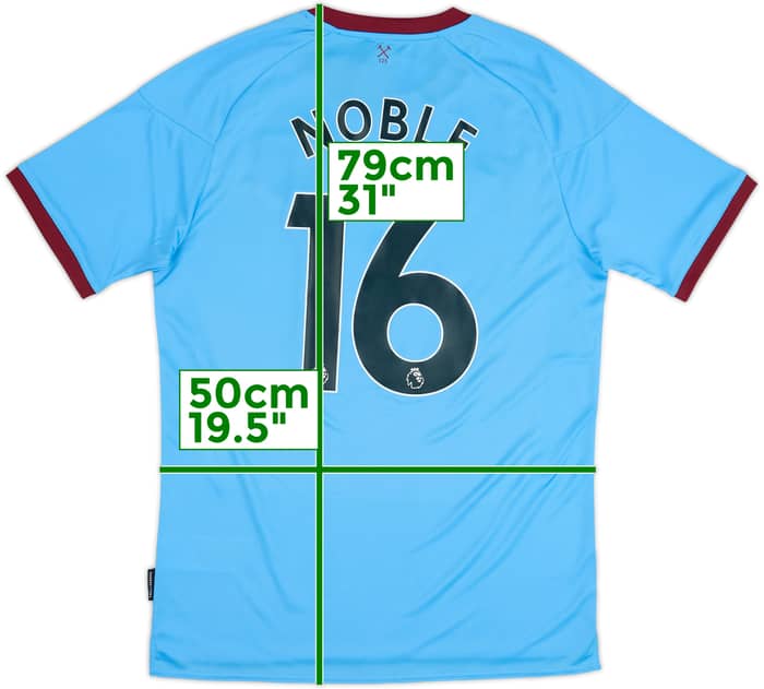 2020-21 West Ham Away Shirt Noble #16 (L)