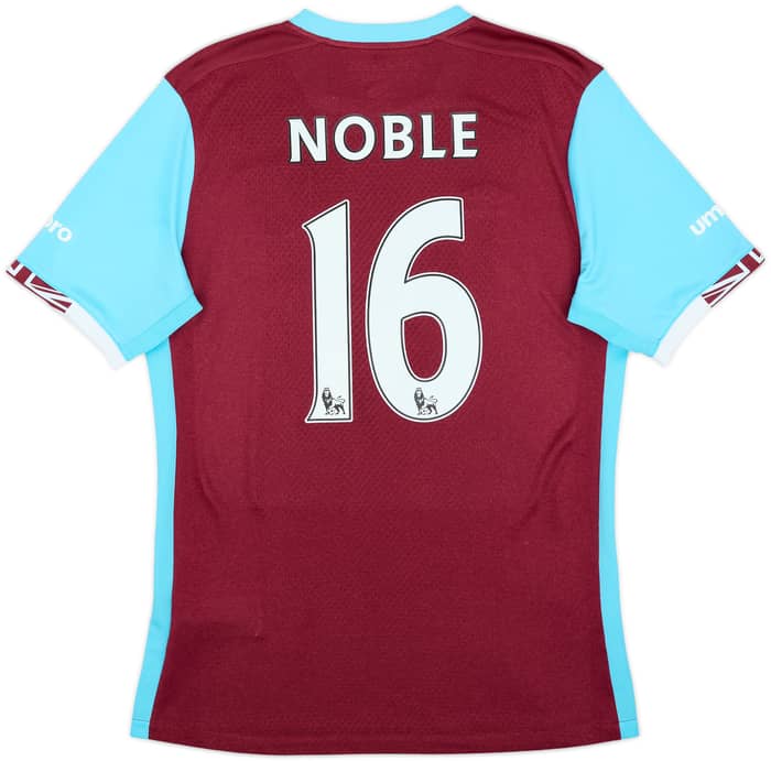 2016-17 West Ham Home Shirt Noble #16 - 6/10 - (M)