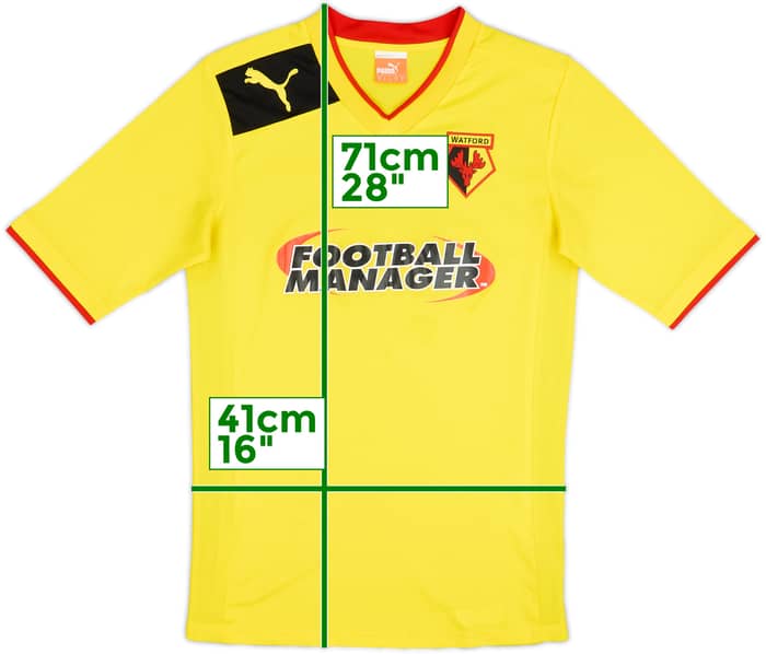 2012-13 Watford Home Shirt - 5/10 - (S)