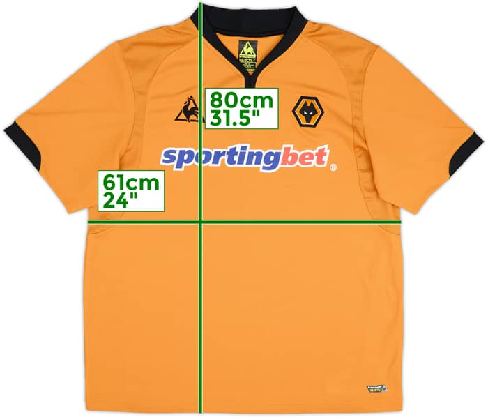 2009-10 Wolves Home Shirt - 9/10 - (XL)